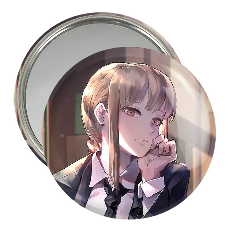 آینه جیبی خندالو مدل ماکیما انیمه مرد اره ای Chainsaw Man  کد 22314