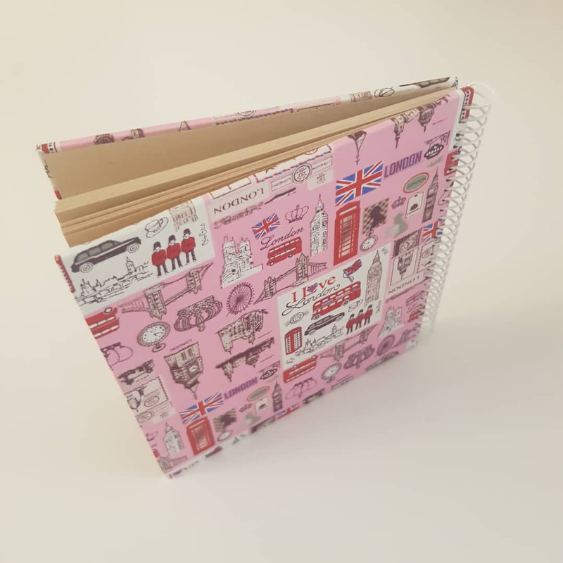 دفتر طراحی 60 برگ مدل اتوبوس لندن