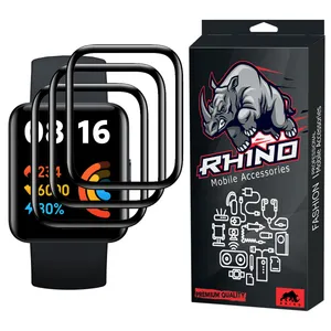 محافظ صفحه نمایش راینو مدل PMA مناسب برای ساعت هوشمند شیائومی Mi Watch 2 Lite بسته 3 عددی