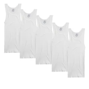 زیرپوش بدون آستین مردانه فروت آو د لوم مدل 121zd بسته 5 عددی