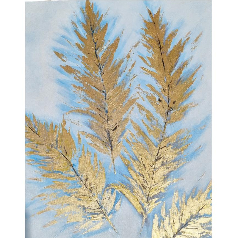 تابلو نقاشی اکریلیک طرح پر