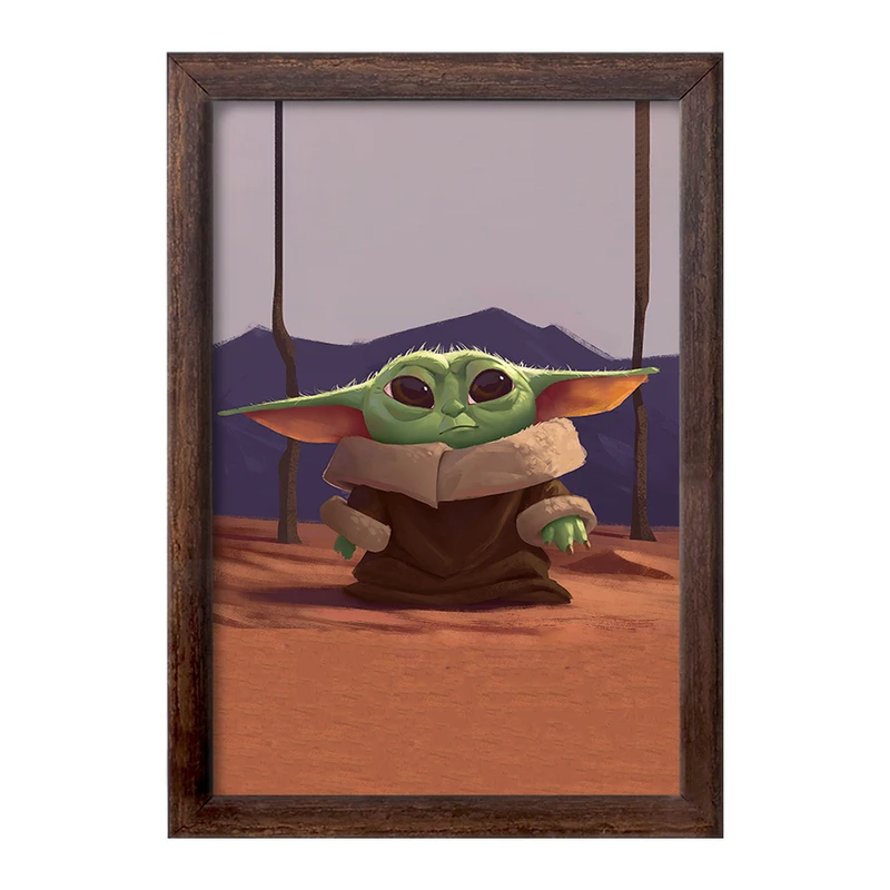تابلو خندالو طرح یودا سریال جنگ ستارگان کد 26070