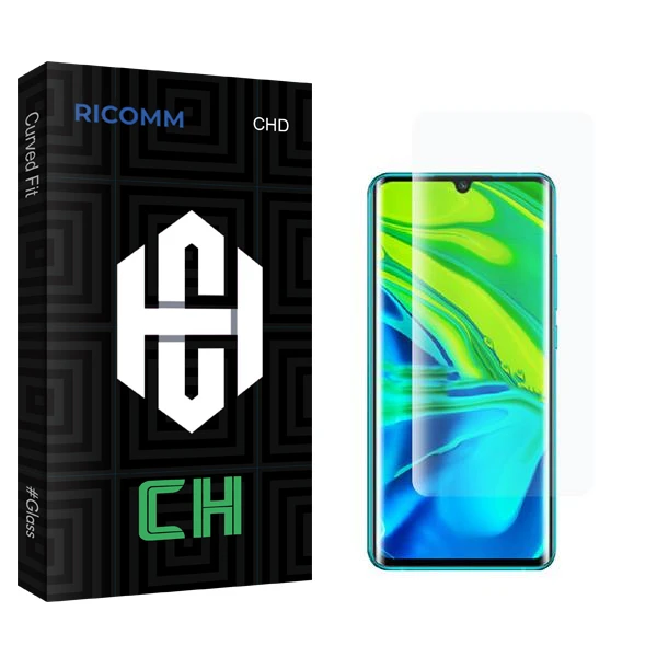 محافظ صفحه نمایش ریکام مدل CH2 uv مناسب برای گوشی موبایل شیائومی Mi Note 10