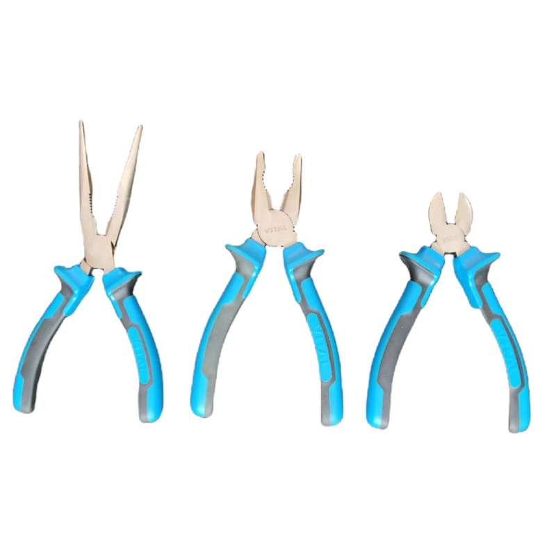 مجموعه سه عددی انبردست و دم باریک و سیم چین ویتال مدل TM786