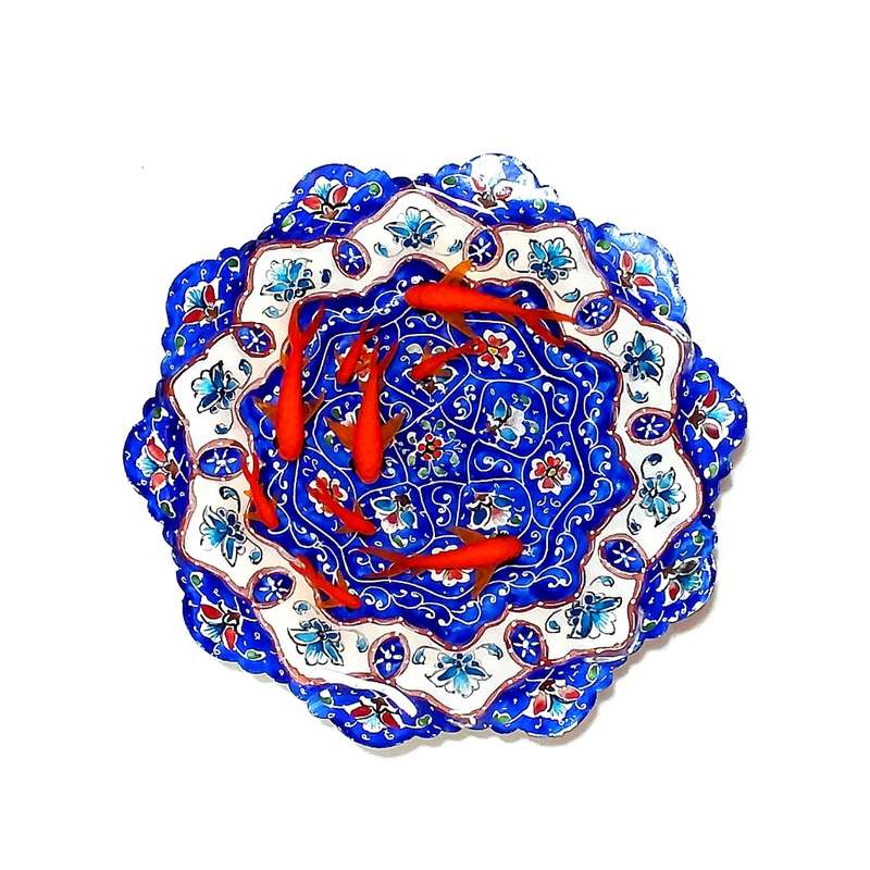 ظرف ماهی میناکاری مدل k1006
