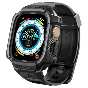 بند اسپیگن مدل Rugged Armor Pro مناسب برای اپل واچ اولترا 49 میلی متری