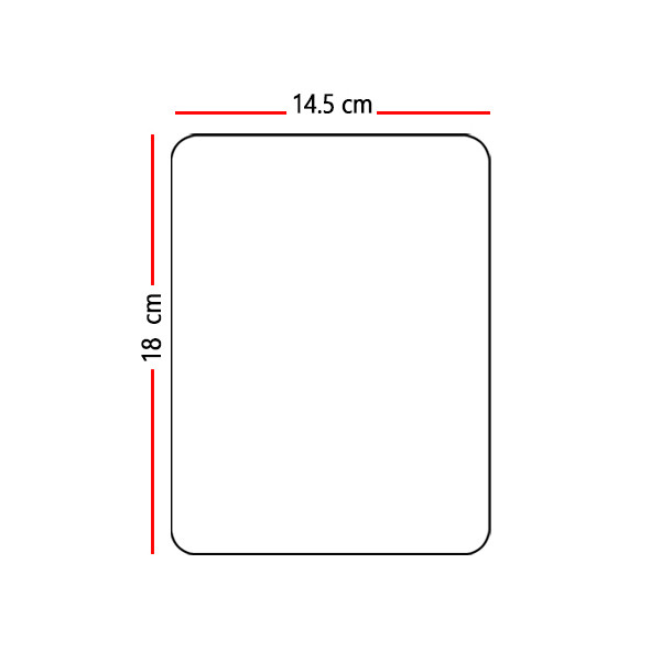 تخته وایت برد لاژید مدل برنامه ریزی سایز 14x18 سانتی متر مجموعه 2 عددی