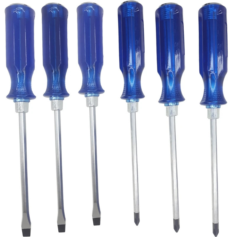پیچ گوشتی ضربه خور مدل نوا AJ-6PCS بسته 6 عددی