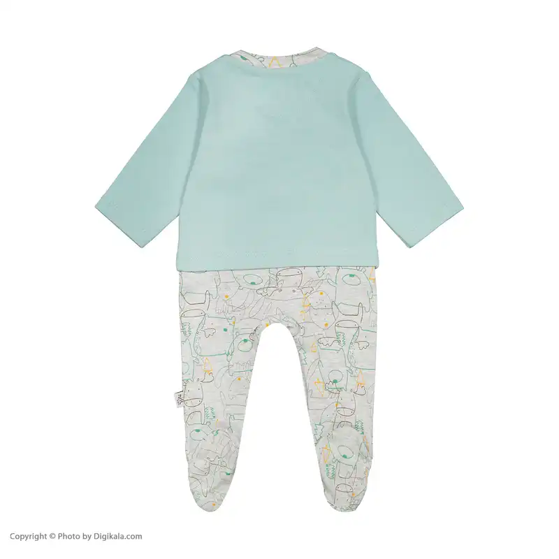 سرهمی نوزادی پسرانه نیلی مدل deer 83201