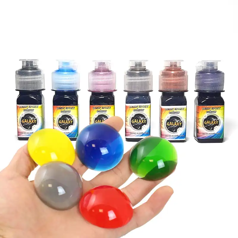 رنگ جوهری رزین گلکسی کد 12 حجم 30 میلی لیتر بسته 13 عددی