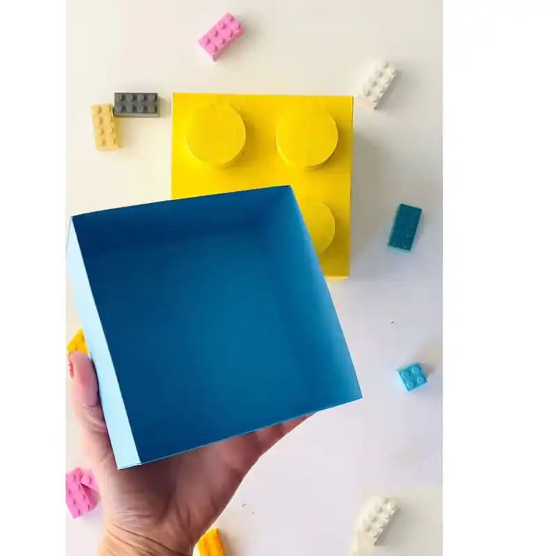 جعبه هدیه مدل اسباب بازی طرح لگو