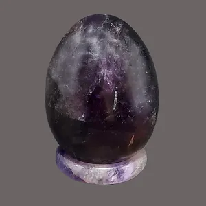 سنگ راف مدل تخم مرغ آمیتیست کد 3-49