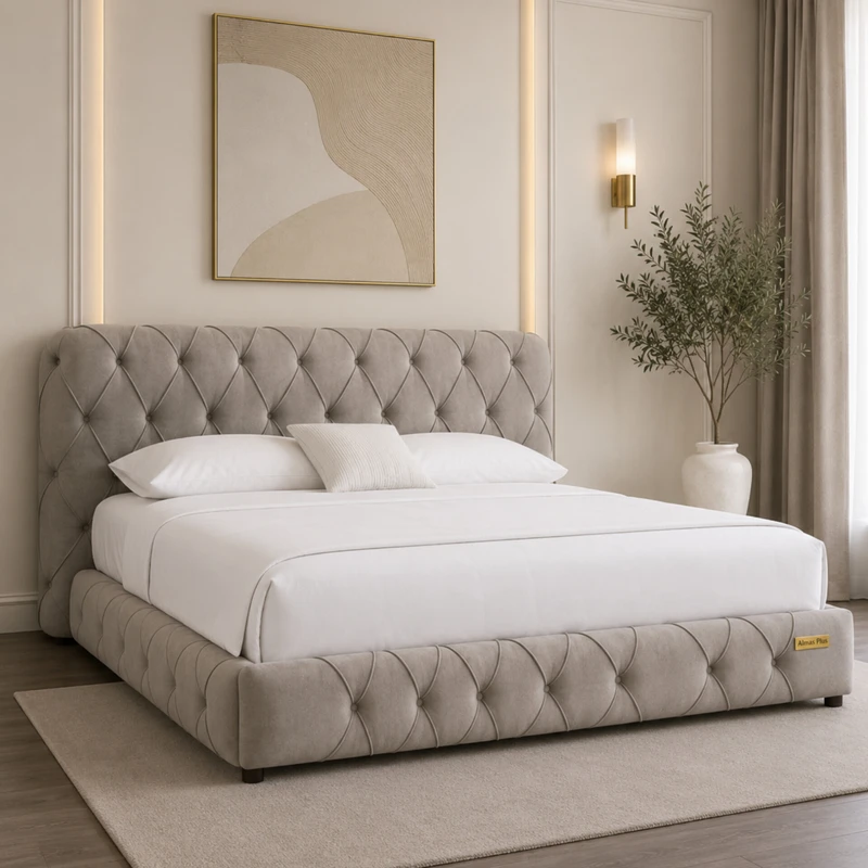 تخت خواب دونفره مدل اصیلا سایز 120×200 سانتی متر