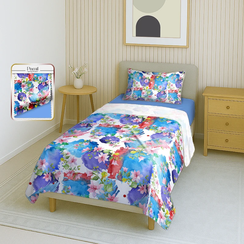 سرویس ملحفه یک نفره 3 تکه پامیل مدل RL170SS