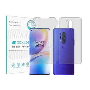 Rockspace transparent screen protector HyGEL model suitable for OnePlus 8PRO mobile phone with back protector