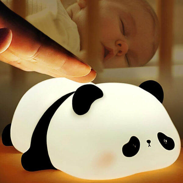 چراغ خواب کودک مدل سیلیکونی پاندا