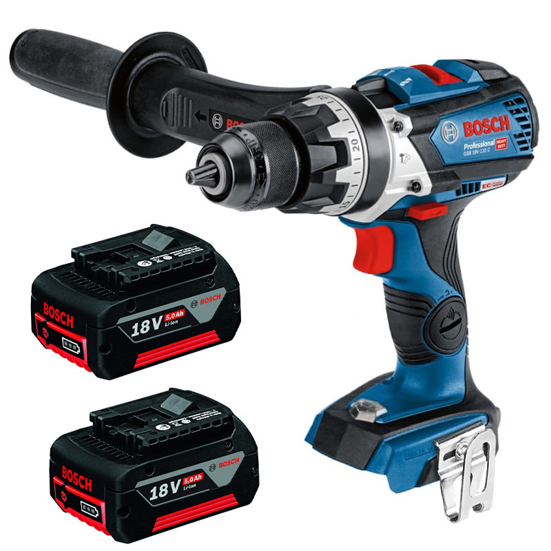 دریل پیچ گوشتی شارژی چکشی 18 ولت بوش مدل (GSB 18V-110 C Brushless (5Ah دریل پیچ گوشتی شارژی چکشی 18 ولت بوش مدل (GSB 18V-110 C Brushless (5Ah