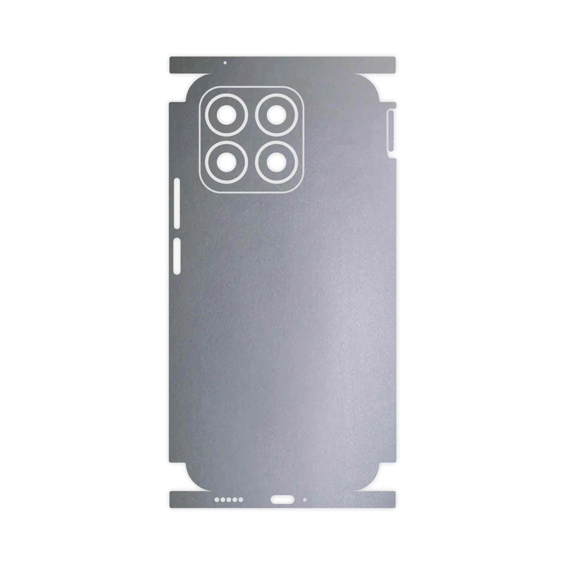 برچسب پوششی ماهوت مدل Matte-Silver-FullSkin مناسب برای گوشی موبایل آنر X8b