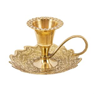 جاشمعی برنزی مدل انگلیسی دسته دار شصتی کد 9899