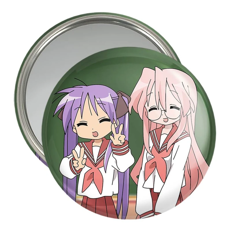 آینه جیبی خندالو مدل انیمه ستاره خوش شانس کد 23600