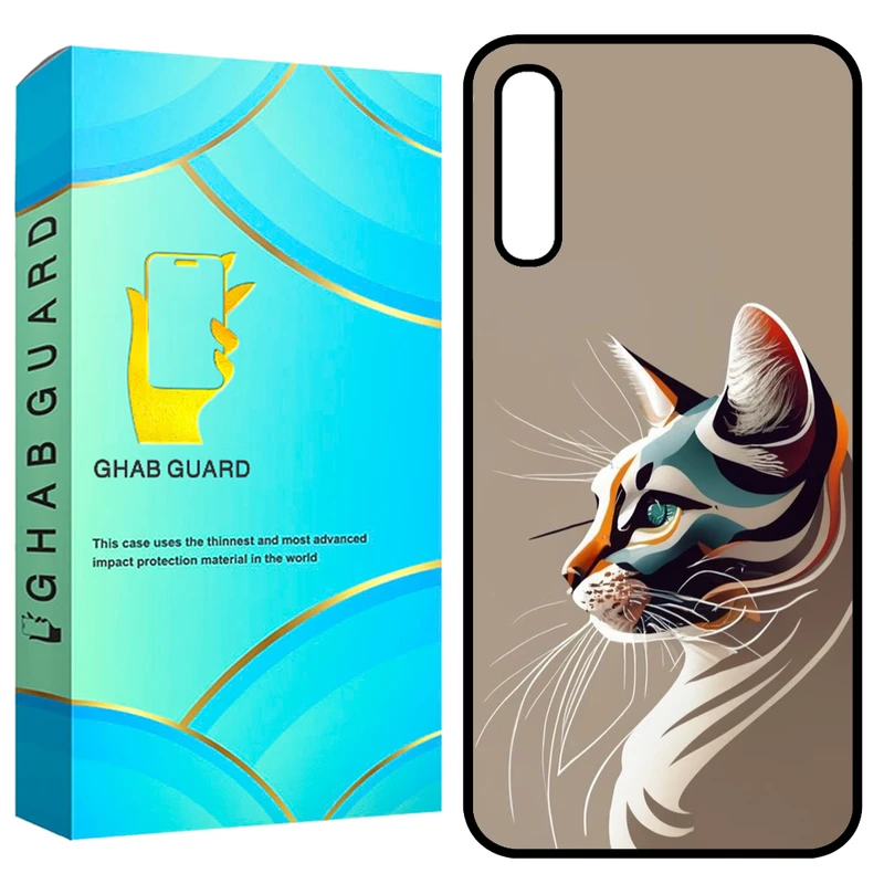 کاور قاب گارد طرح گربه مدل GCHPA50 مناسب برای گوشی موبایل سامسونگ Galaxy A50 / A50s / A30s