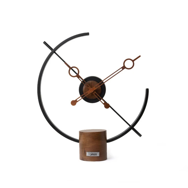 ساعت رومیزی عقربه‌ای مدل زحل