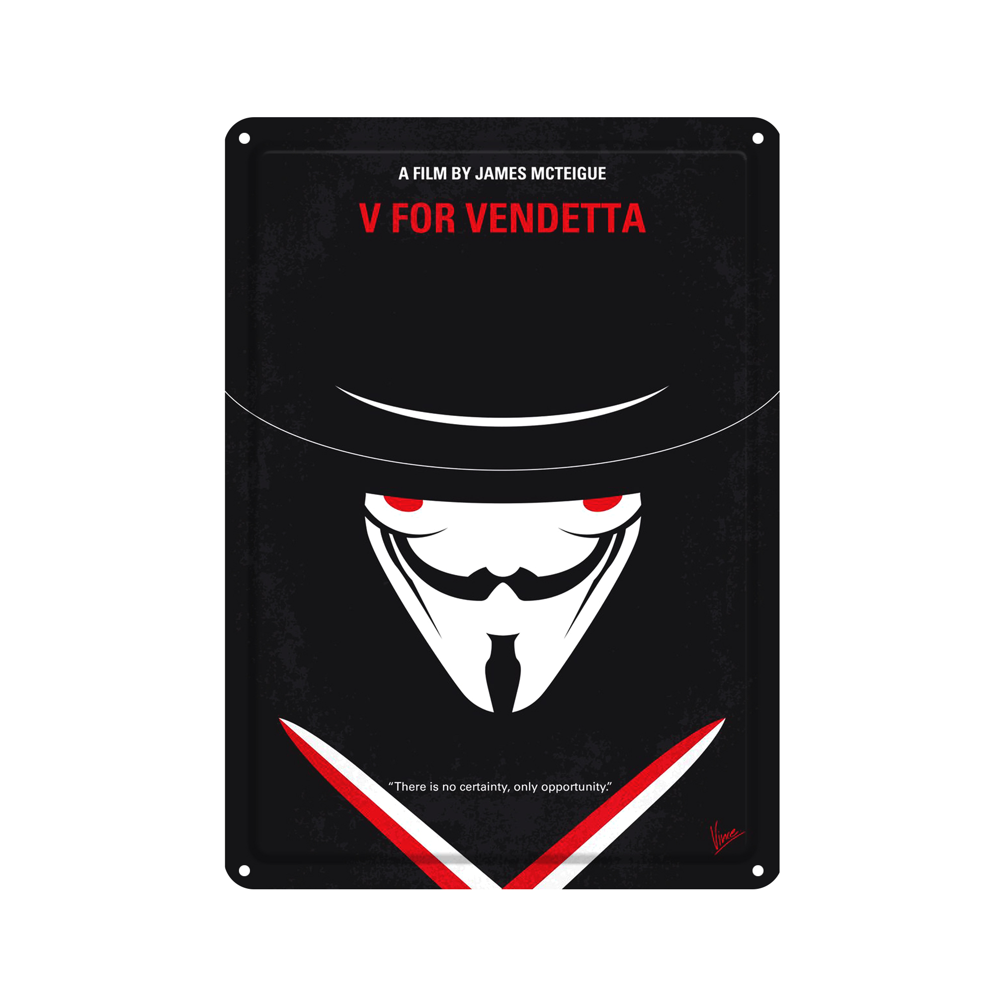 دیوارکوب مدل v for vendeta کد s 1066