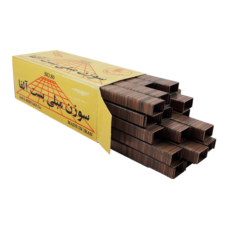 سوزن منگنه بست آلفا سایز 80.16 کد 20 بسته 2500 عددی