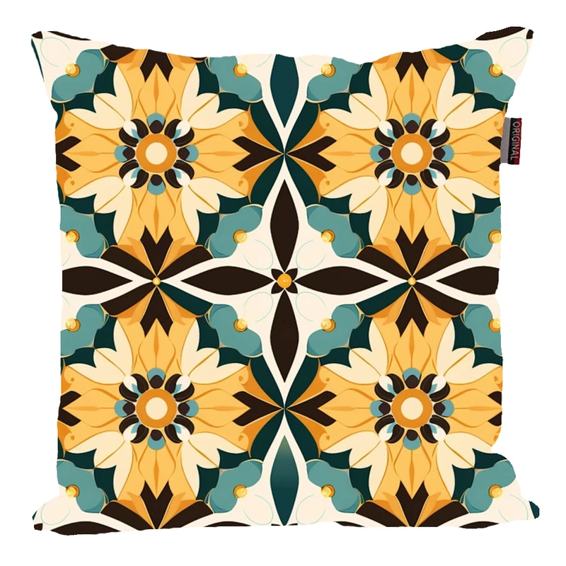 کوسن پاد آفرین مدل سنتی طرح کاشی کد PK30464