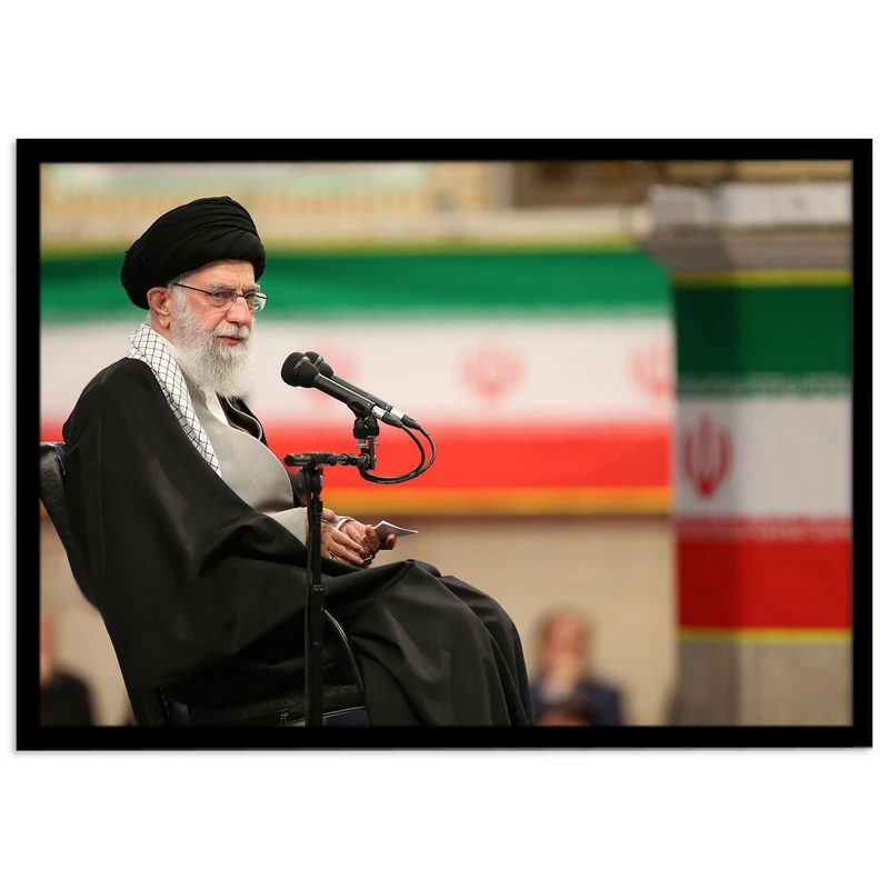 تابلو بکلیت طرح آیت الله سید علی خامنه ای مدل B-s2045