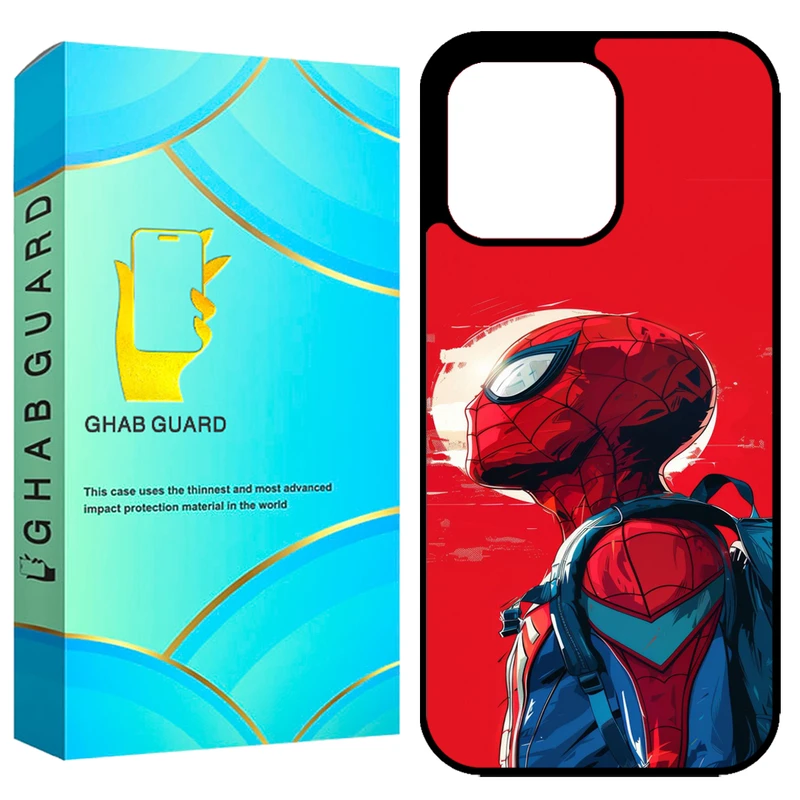 کاور قاب گارد طرح اسپایدر من مدل GCHP13PM مناسب برای گوشی موبایل اپل iPhone 13 Pro Max