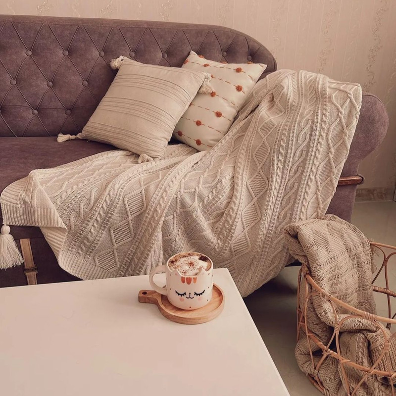 شال مبل و تخت مدل دیانا سایز 175×140 سانتی متر