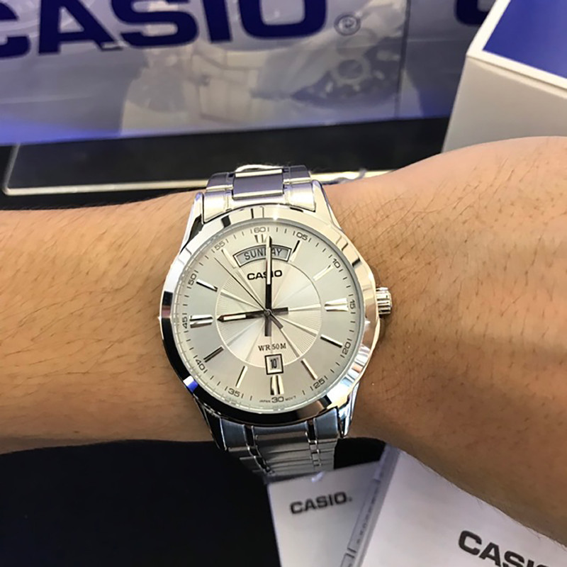 ساعت مچی عقربه ای مردانه کاسیو مدل MTP-1381D-7AVDF