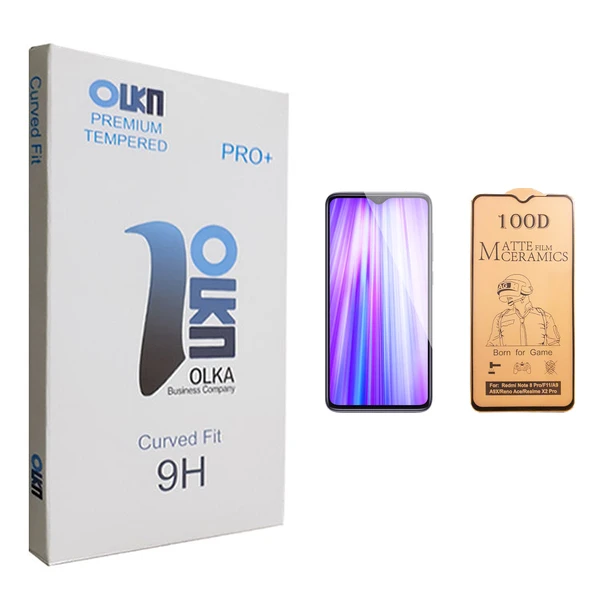 محافظ صفحه نمایش سرامیکی الکا مدل +PRO مناسب برای گوشی موبایل شیائومی Redmi Note 8 Pro