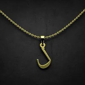 گردنبند طلا 18 عیار زنانه مدوپد مدل حرف ل کد I3-1-1059