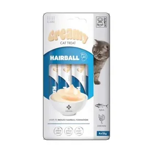 بستنی گربه ام پتس مدل آنتی هیربال طعم مرغ و تن وزن 60 گرم