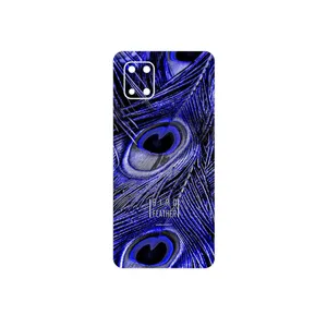 MAHOOT Purple Feather Cover Sticker for Samsung Galaxy Note 10 Lite