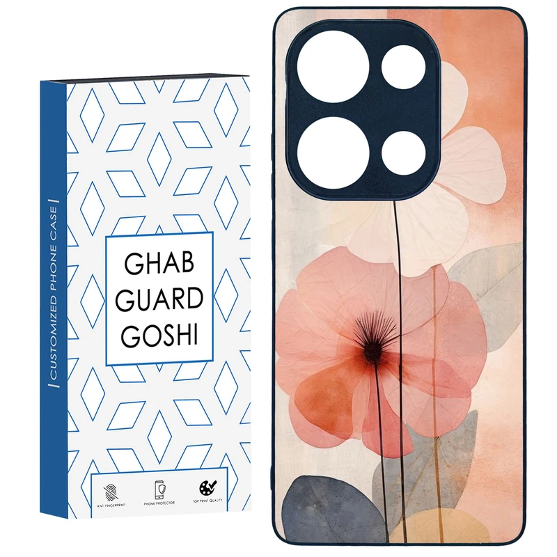 کاور قاب گارد گوشی طرح گل کد TPU-165 مناسب برای گوشی موبایل شیائومی Redmi Note 13 Pro 4G / Poco M6 Pro 4G