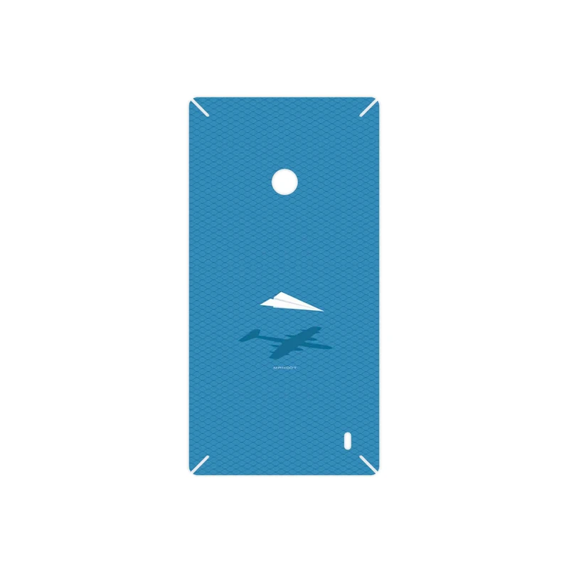 برچسب پوششی ماهوت مدل Minimal Paper Airplane مناسب برای گوشی موبایل نوکیا Lumia 520