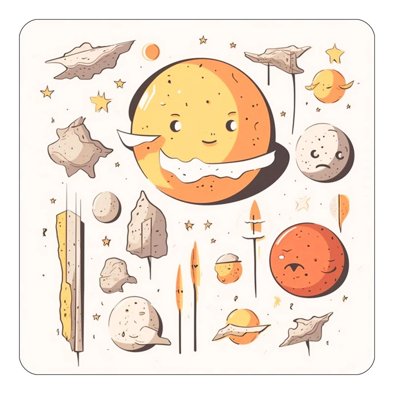 مگنت کاکتی طرح ماه و ستاره مدل mp54374