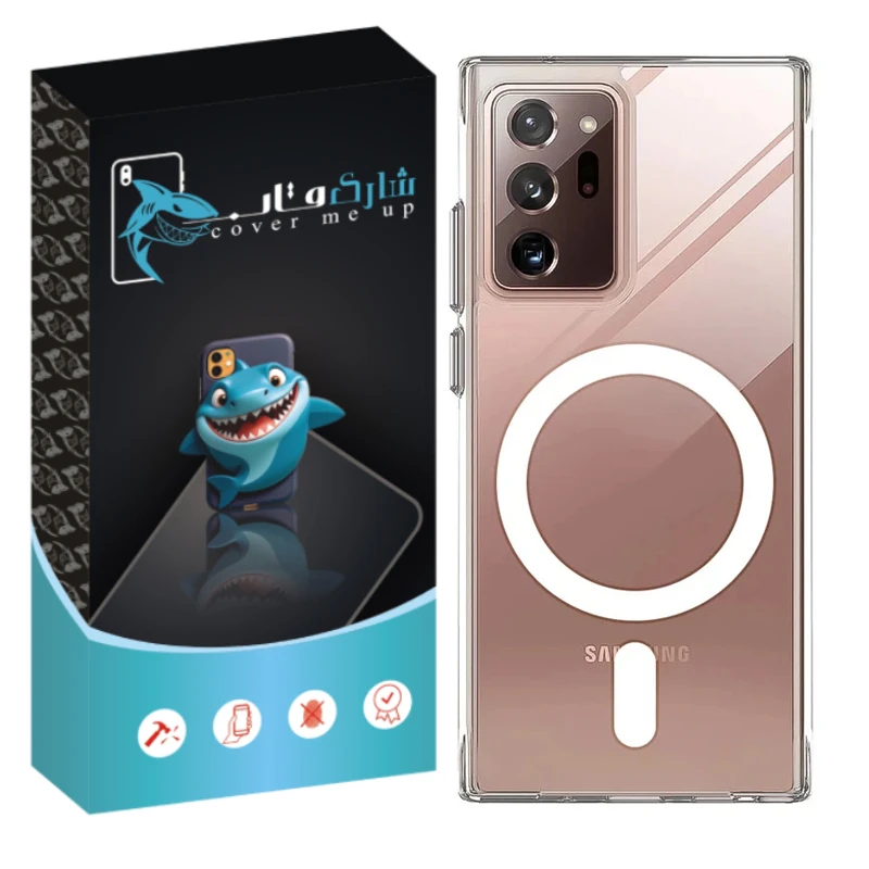 کاور شارک قاب مدل مگ سیف مناسب برای گوشی موبایل سامسونگ Galaxy Note 20 Ultra