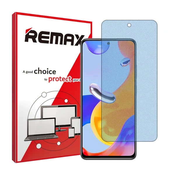 محافظ صفحه نمایش مات آنتی بلو ریمکس مدل HyMBLU مناسب برای گوشی موبایل شیائومی Redmi Note 11 Pro