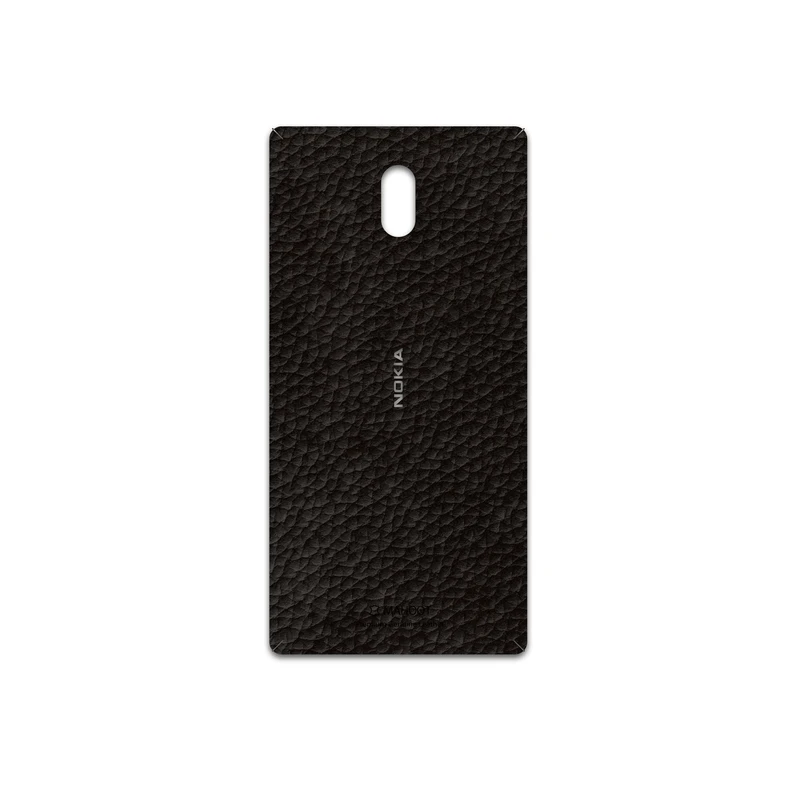 برچسب پوششی ماهوت مدل Dark-Brown-Leather مناسب برای گوشی موبایل نوکیا 3