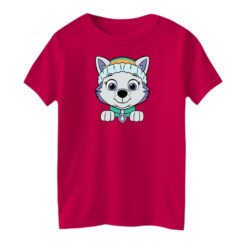 تی شرت آستین کوتاه بچگانه مدل سگ نگهبان کد06