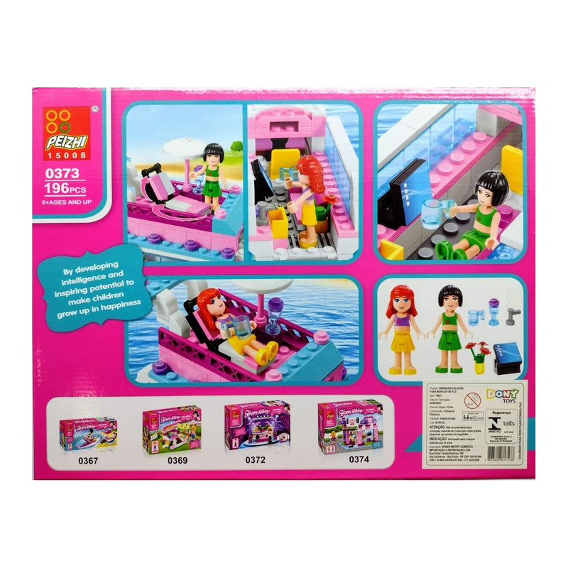 ساختنی 196 تکه پیژی مدل Happy Holiday 0373