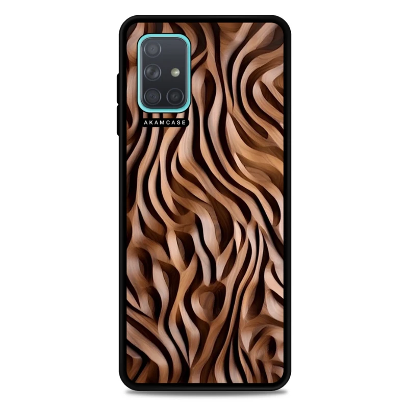 کاور آکام مدل AMC-WSGA71-WOOD-7 مناسب برای گوشی موبایل سامسونگ Galaxy A71