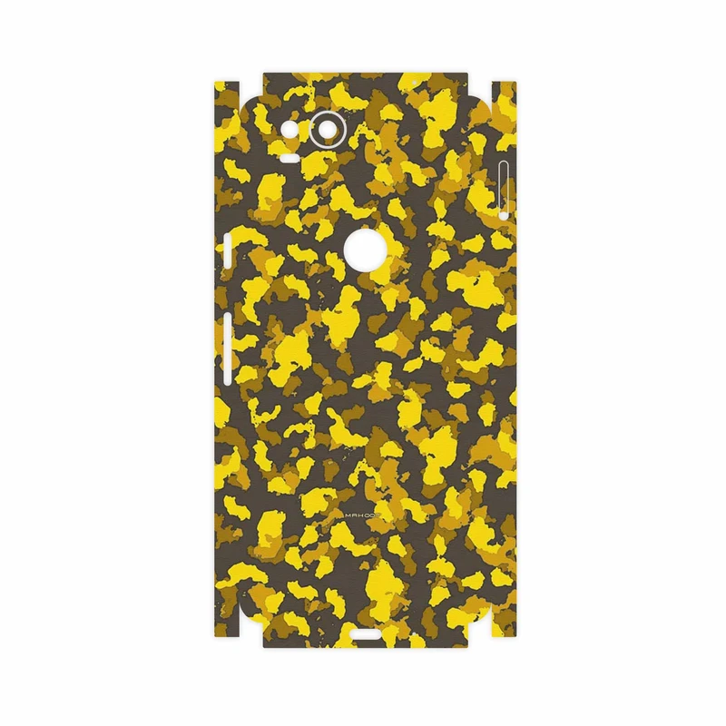 برچسب پوششی ماهوت مدل Yellow Infantry Army-FullSkin مناسب برای گوشی موبایل گوگل Pixel 2
