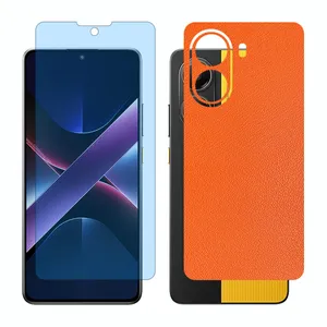 Glass Together model anti blue screen protector suitable for Xiaomi Poco X7 Pro mobile phone with back cover sticker