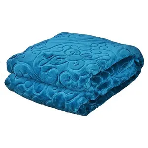 پتو گلبافت مدل تکرنگ برجسته سایز 220×160 سانتی متر