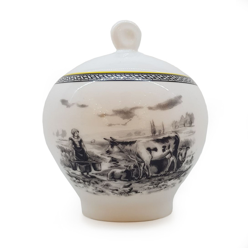 قندان چینی زرین ایران مدل ایتالیا اف 6 ویلیج درجه 3